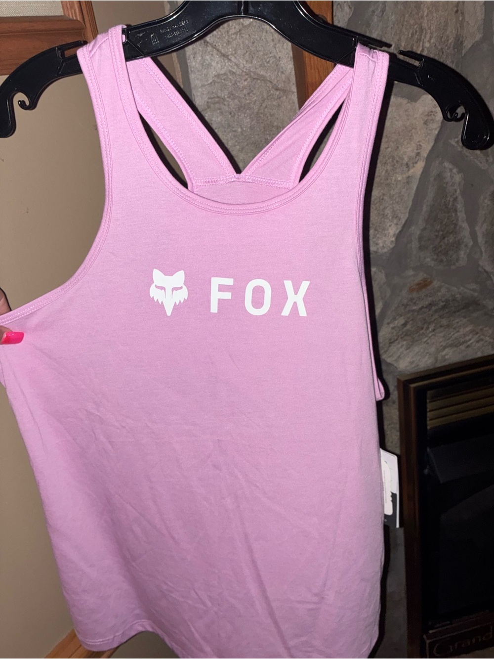 Fox Pink Racerback Tank